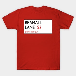 Bramall Lane Street Sign - Sheffield United T-Shirt